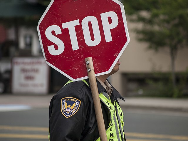 Injured crossing guard released from hospital