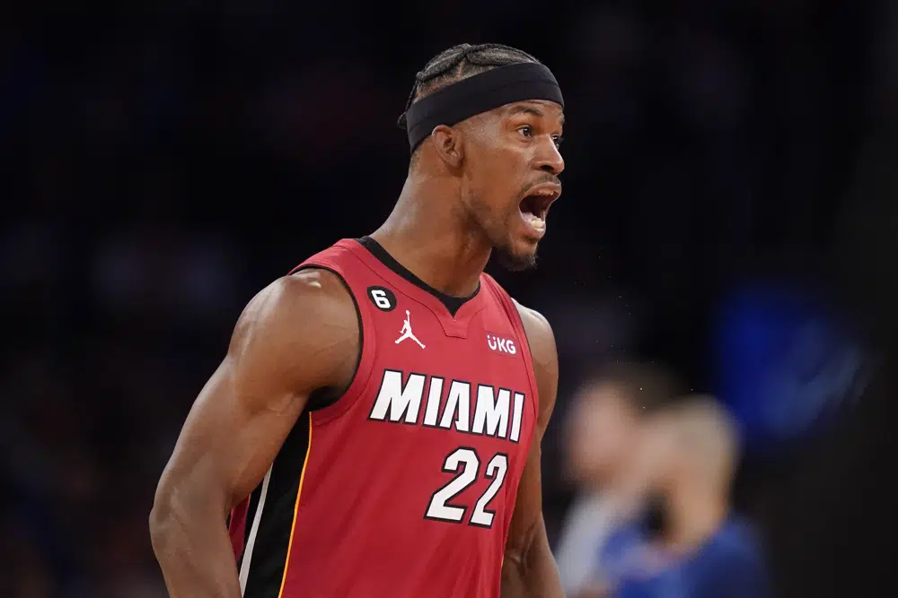 Butler, Heat start 2nd round with 108-101 win over Knicks