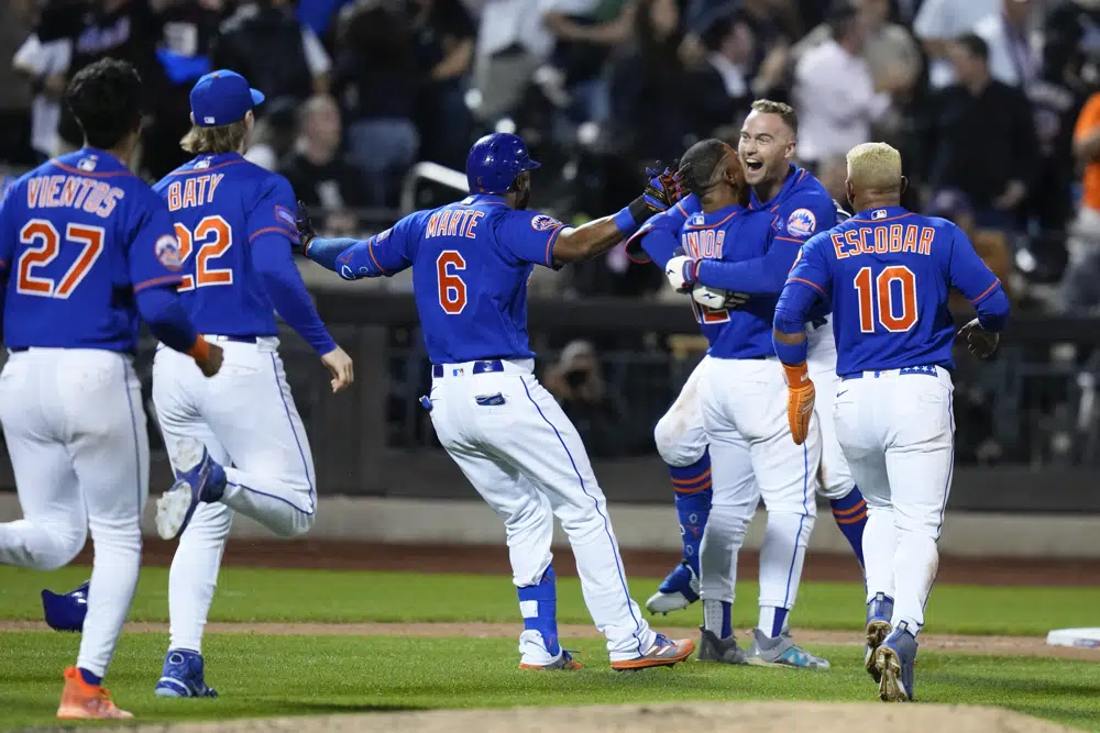 Nimmo gives Mets 4-3, 10-inning win over Yanks