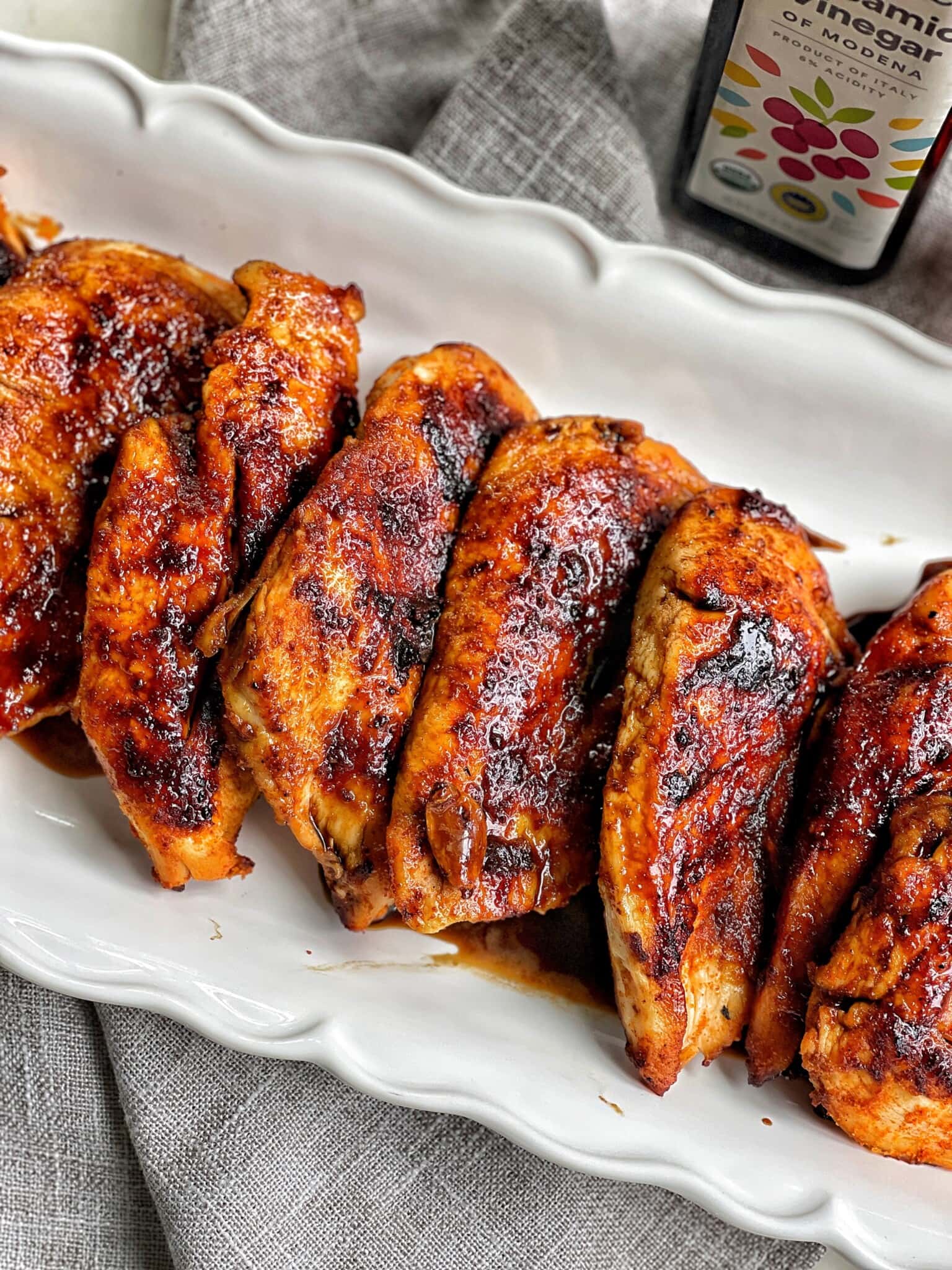 Maple Balsamic Glazed Grilled Chicken Breast