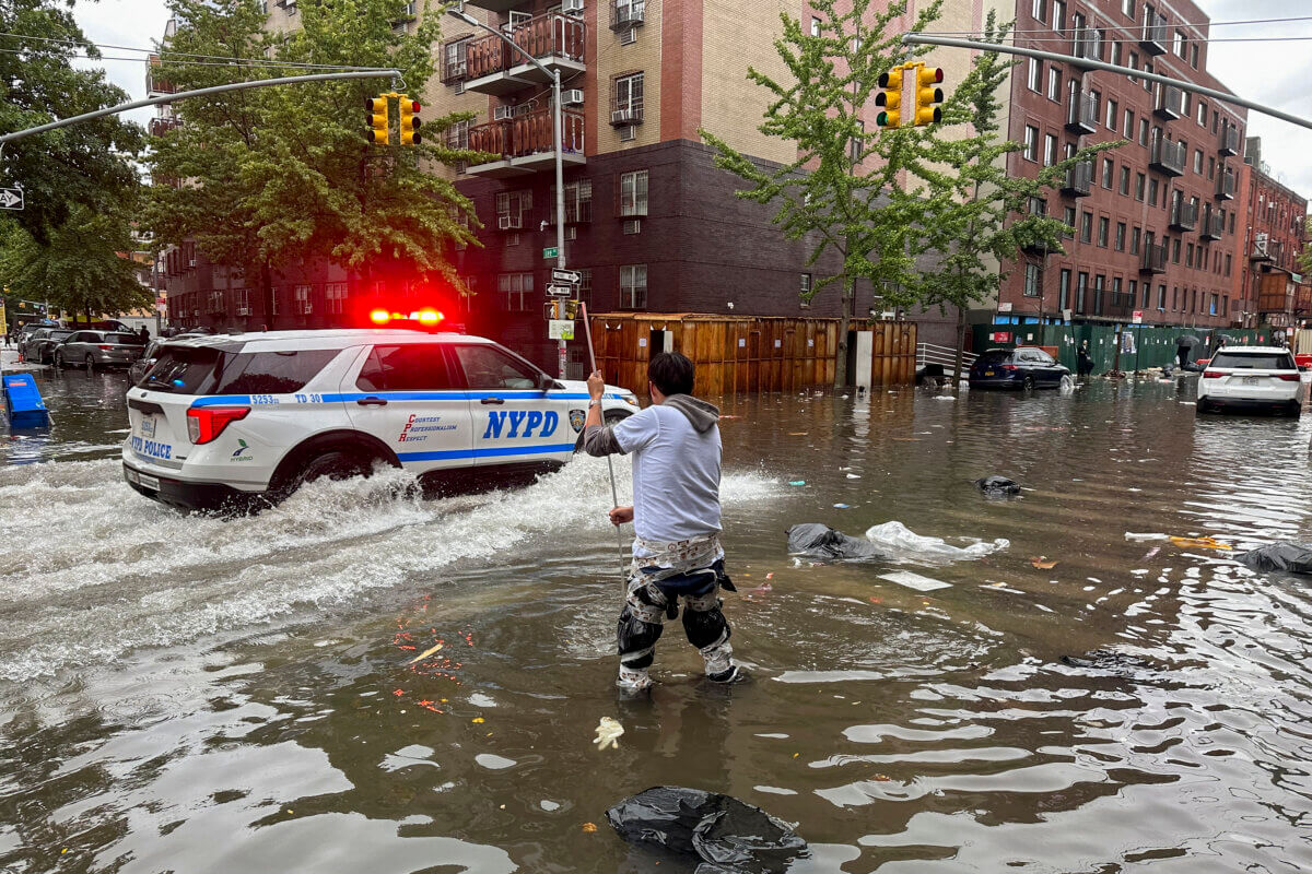 New York begins drying out after being stunned and soaked by record-breaking rainfall