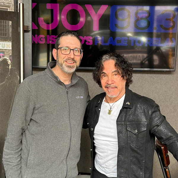 KJOY’s Jon Daniels with John Oates!