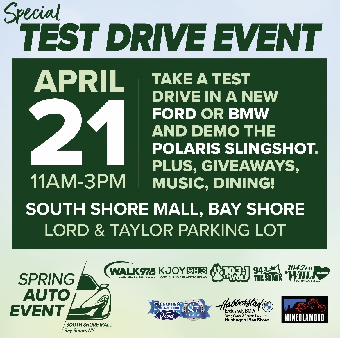 Special Test Drive Event