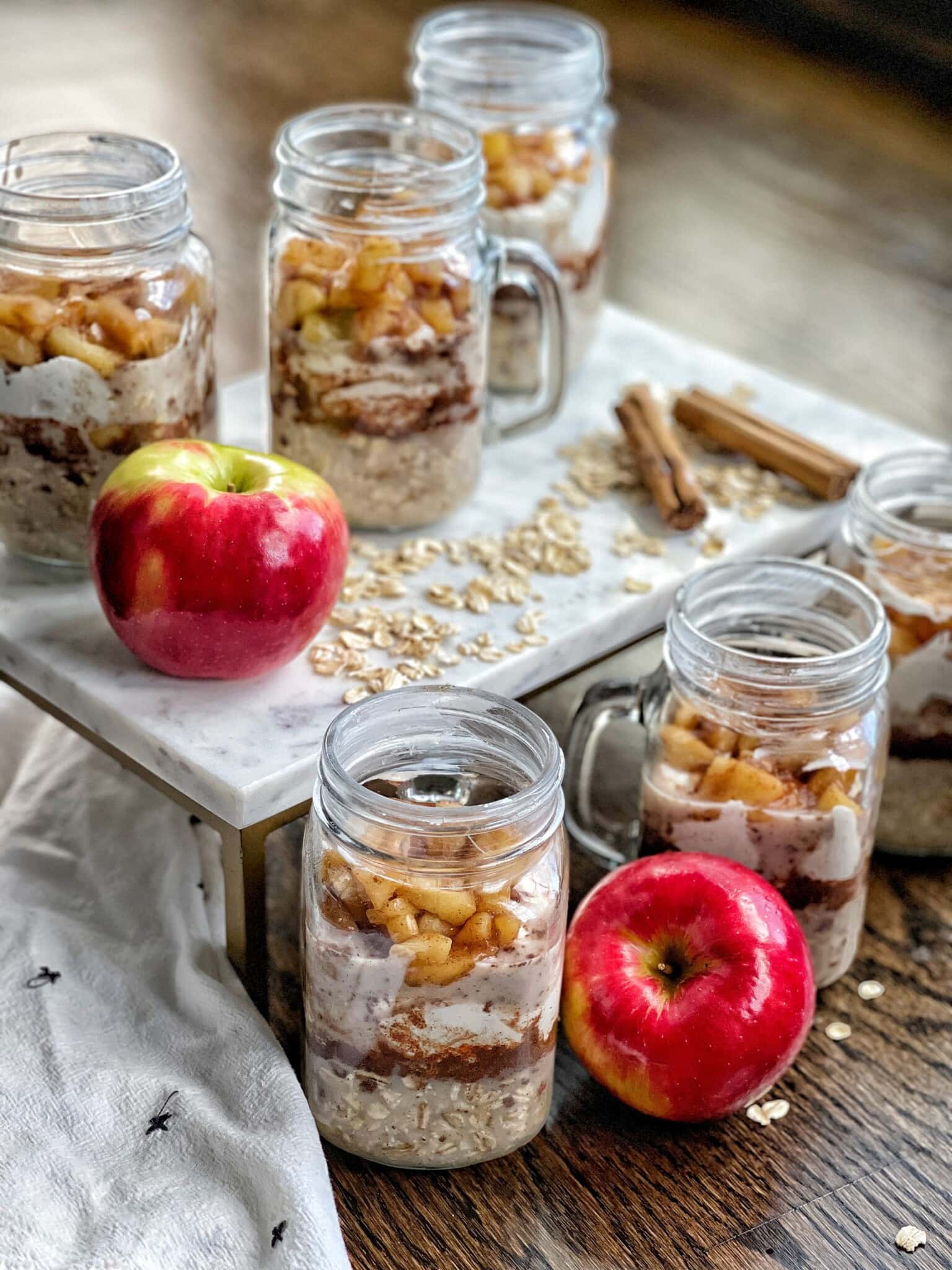 Apple Pie Overnight Oats