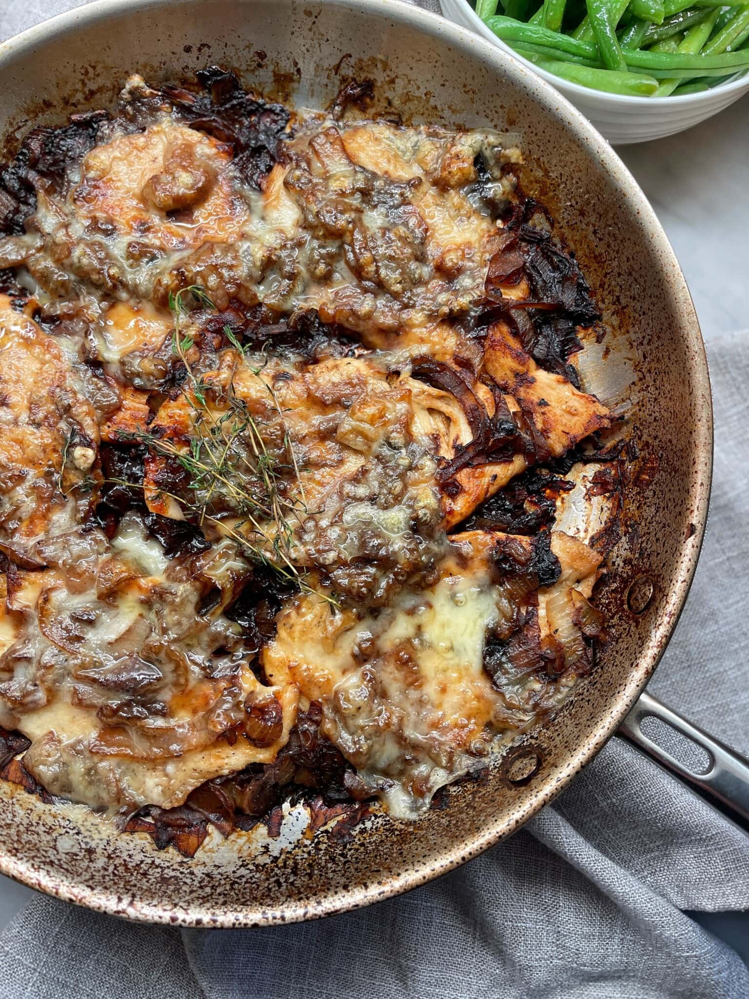 Lightened-Up French Onion Chicken Skillet Lightened-Up French Onion Chicken Skillet
