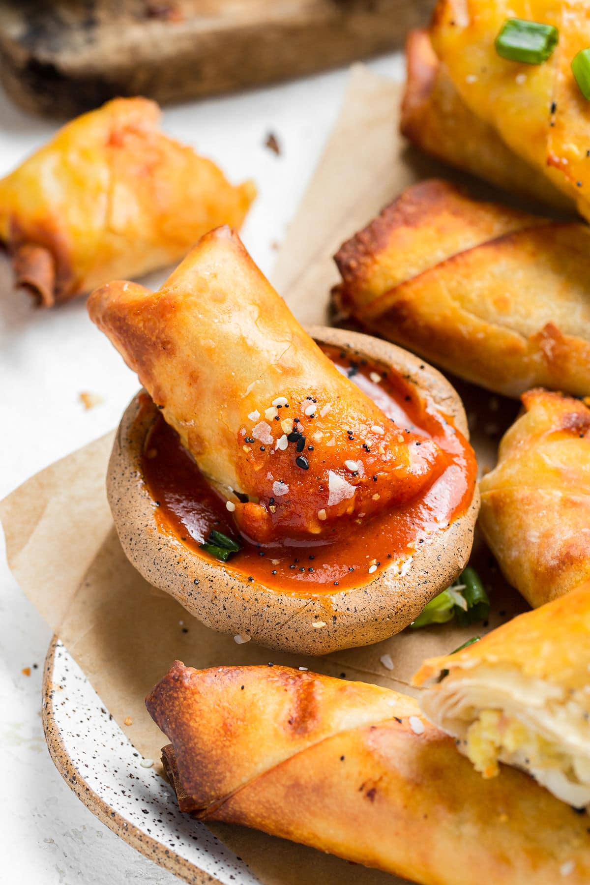 Healthy Breakfast Egg Rolls