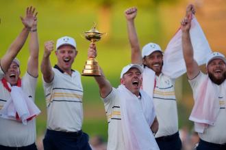 Europe wins the Ryder Cup and reasserts its dominance over the Americans