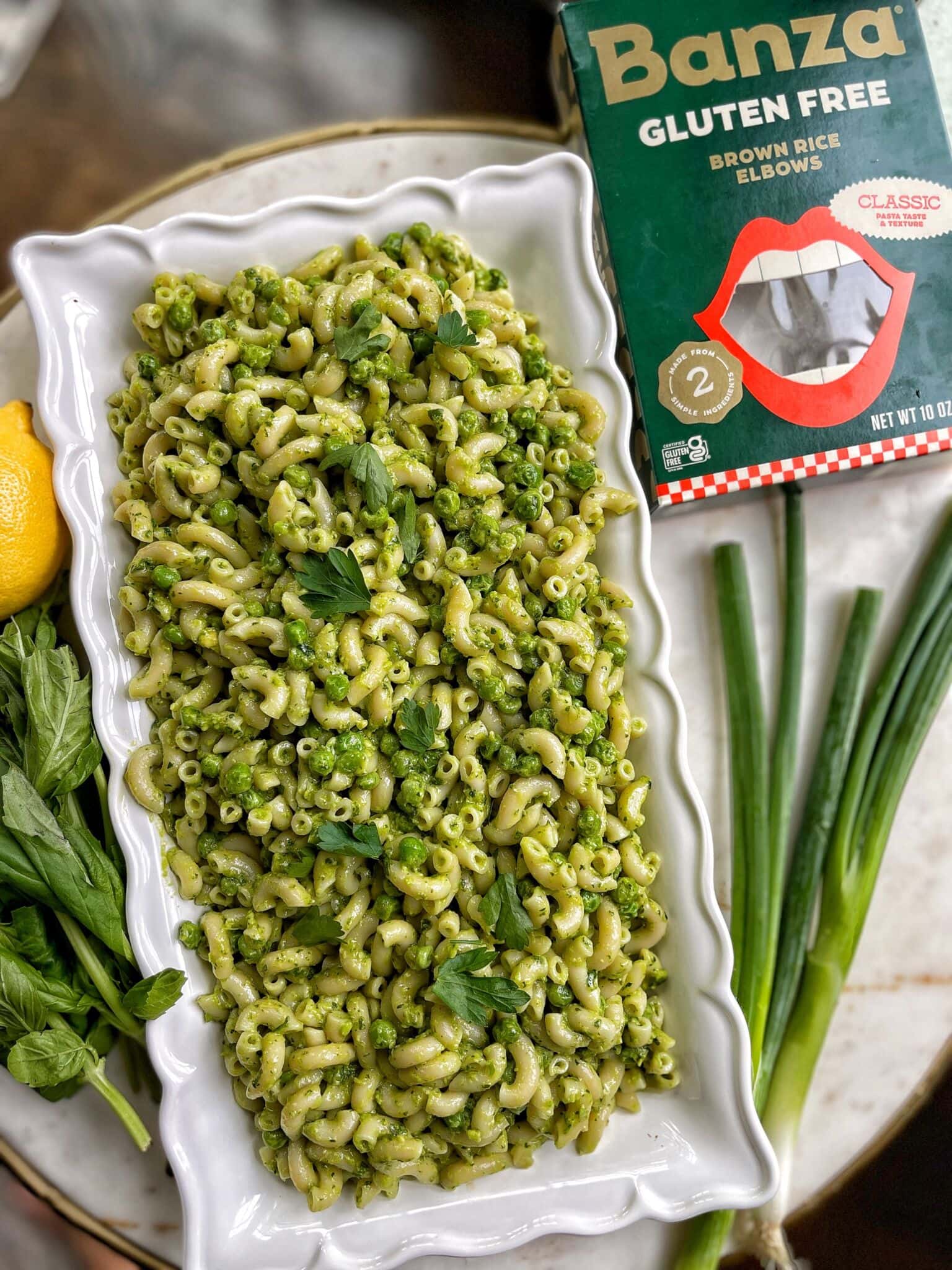 Healthy Green Goddess Pasta Salad