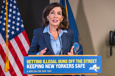 After shootings, Hochul looks at raising age for guns in NY