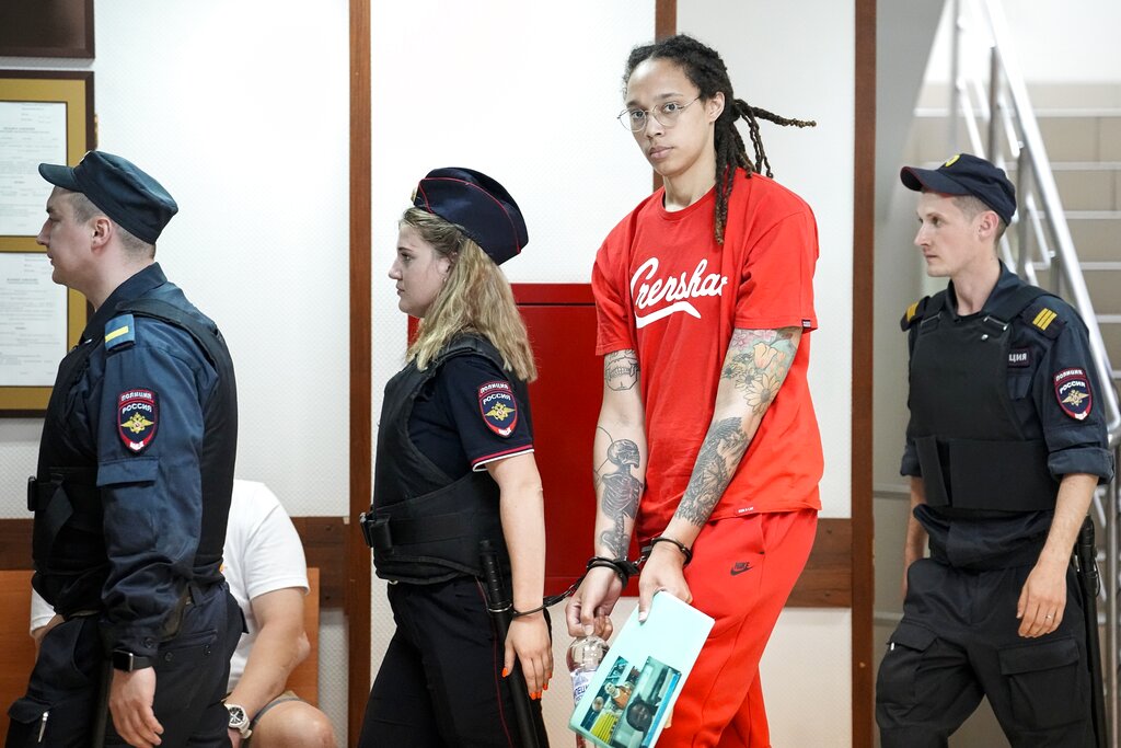 Russian prosecutors seek 9 1/2-year sentence for Griner