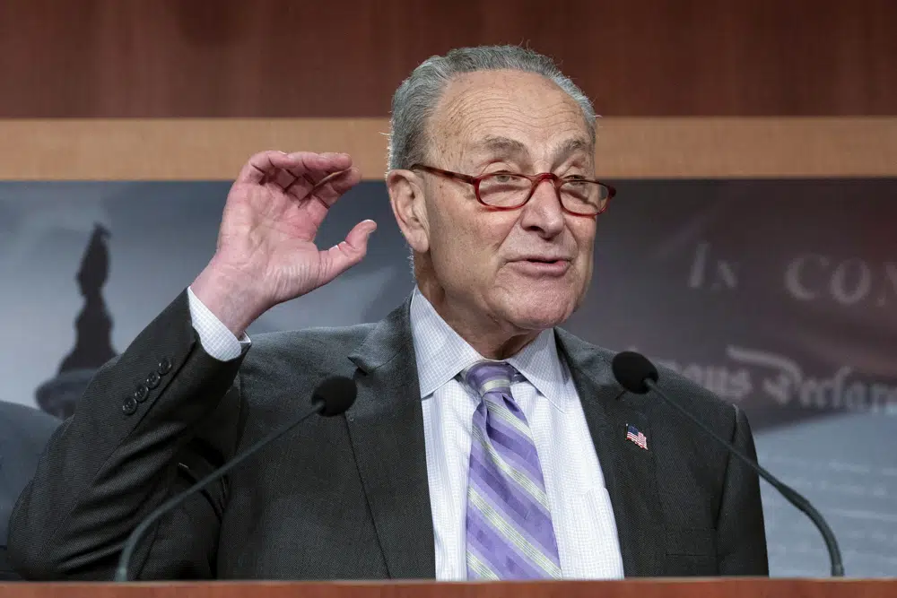 Sen. Schumer says 2 downed objects believed to be balloons