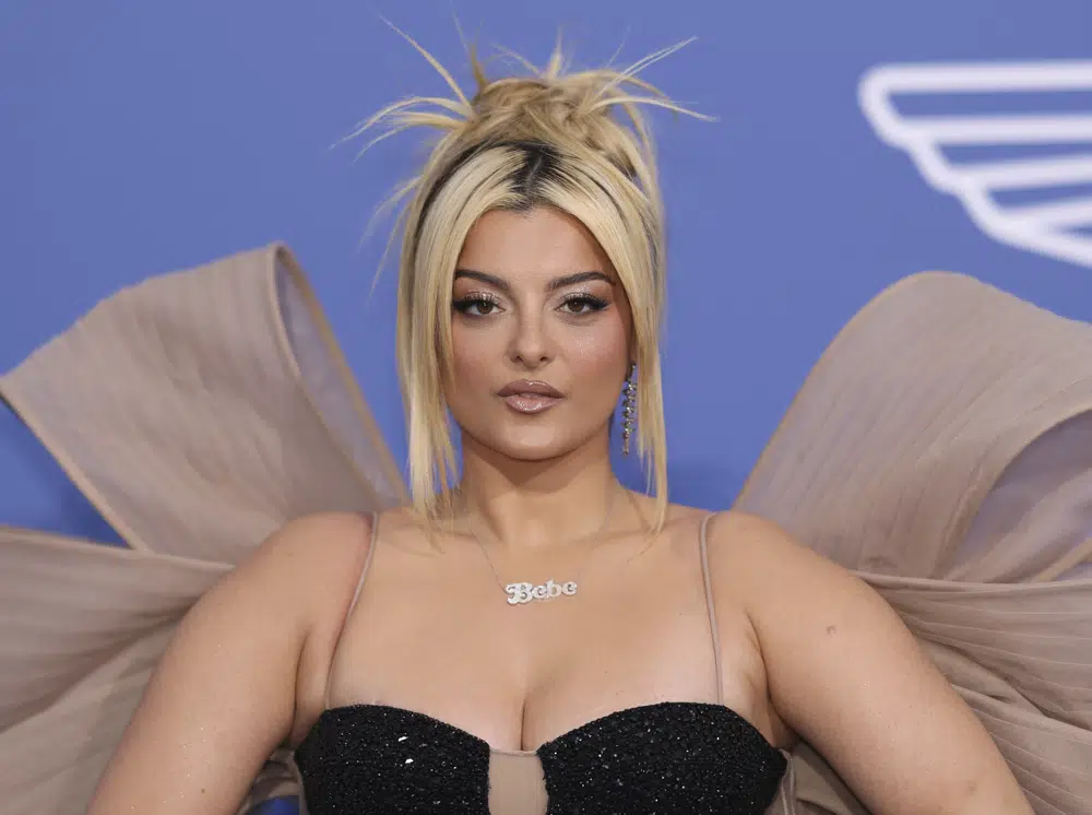 Singer Bebe Rexha says she’s OK after being hit in the face on stage by thrown phone