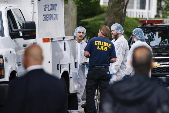 Police dig in the backyard of suspect’s home in Massapequa Park