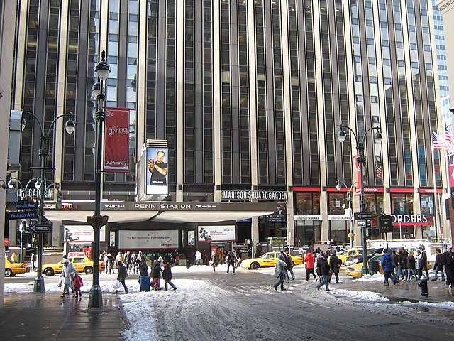 Penn Station’s entrance reopened