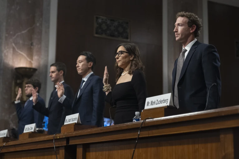 Meta, TikTok and other social media CEOs testify in heated Senate hearing on child exploitation