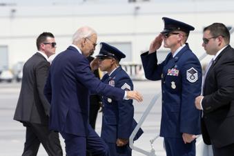 President Joe Biden tests positive for COVID-19 while campaigning in Las Vegas, has ‘mild symptoms’