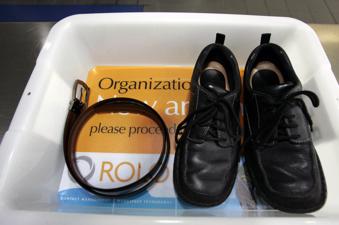Travelers no longer have to remove their shoes during security screenings at US airports Travelers no longer have to remove their shoes during security screenings at US airports