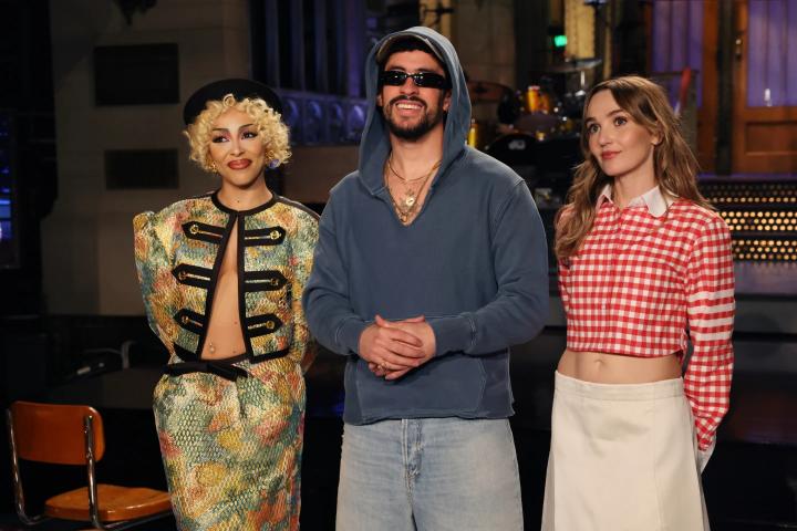 Bad Bunny kicks off ‘SNL’ 51st season with a group of new faces and jabs at his Super Bowl critics