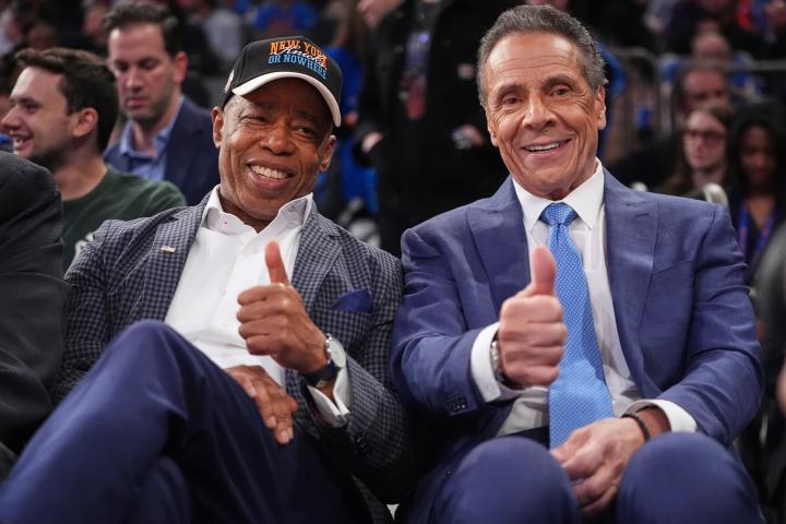 Eric Adams endorses once bitter rival Andrew Cuomo in New York City’s mayoral race