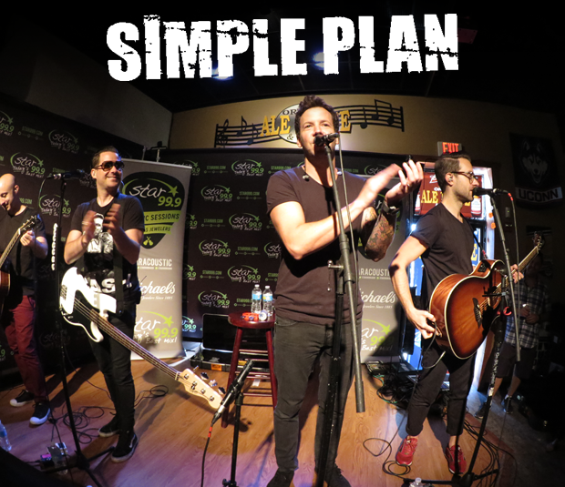 Star 99.9 Michaels Jewelers Acoustic Session: Simple Plan
