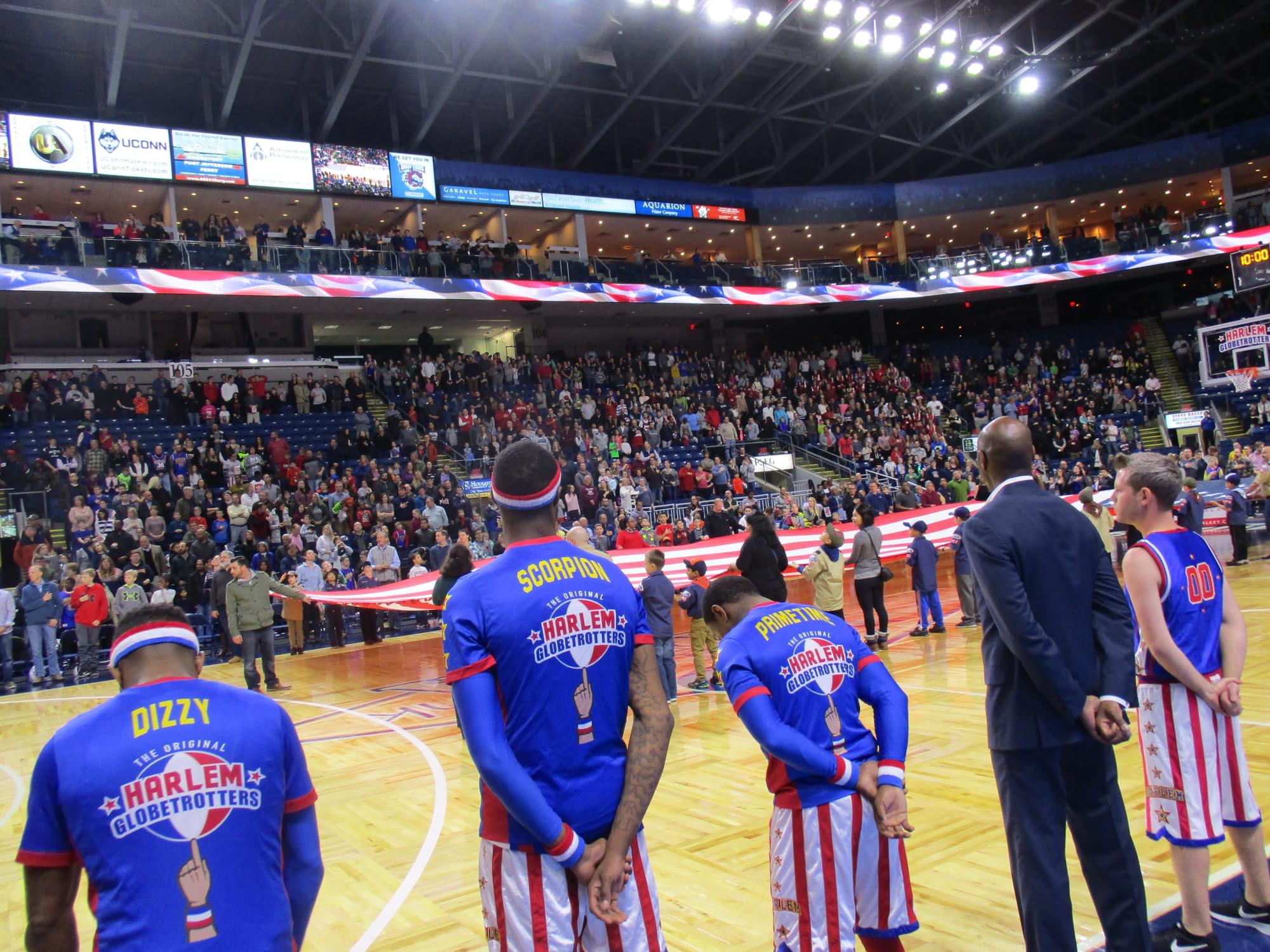 Harlem Globetrotters at the Webster Bank Arena