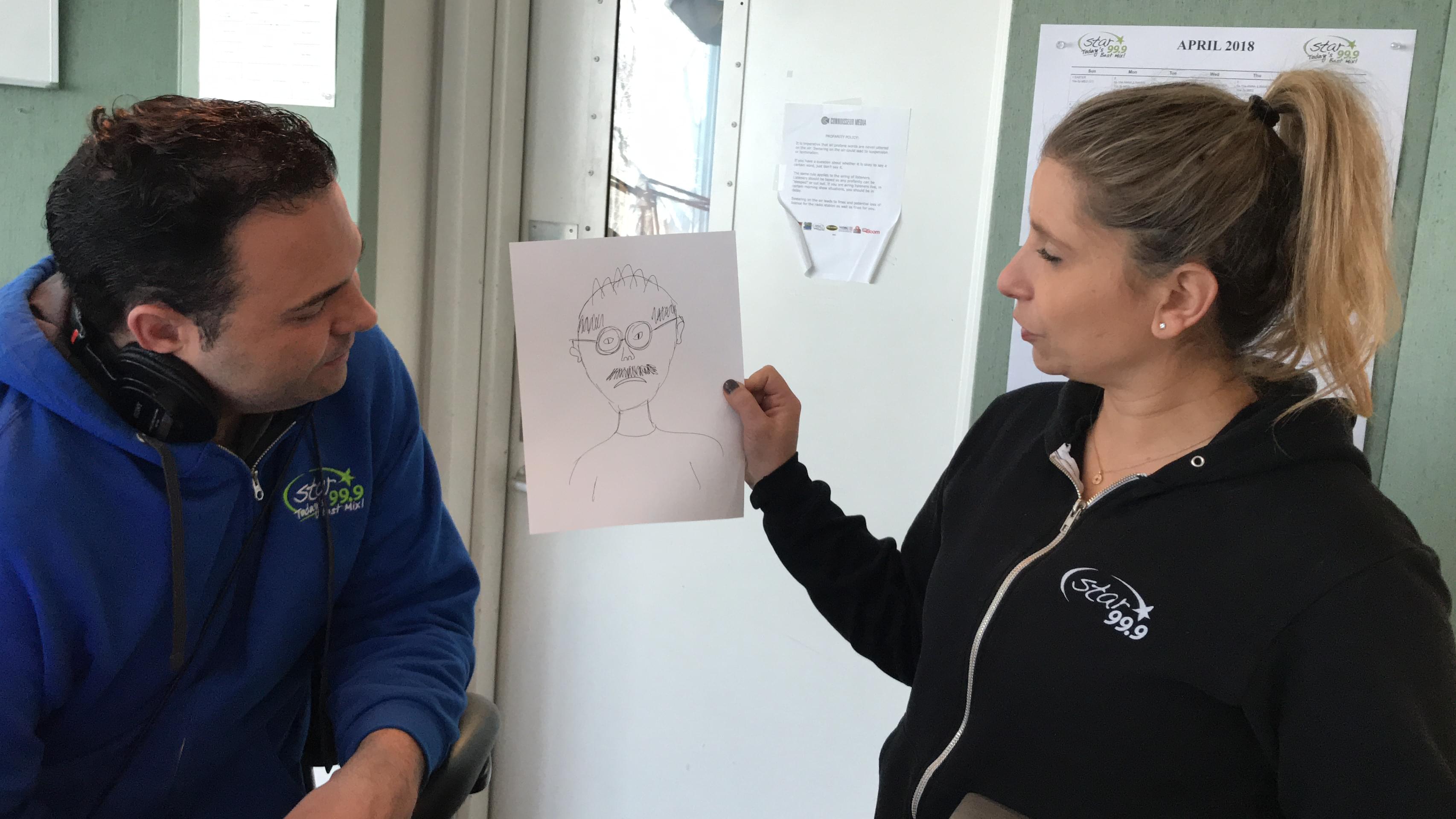 60 Seconds Behind the Scenes- Anna draws the man who was rude to her!