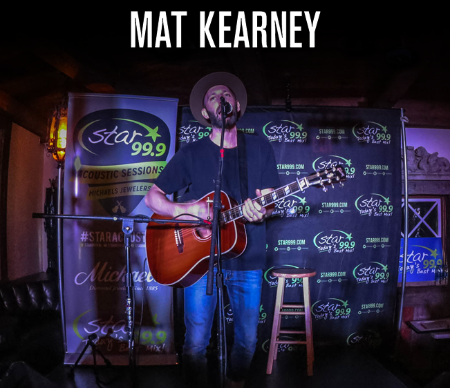 Star 99.9 Michaels Jewelers Acoustic Session: Mat Kearney