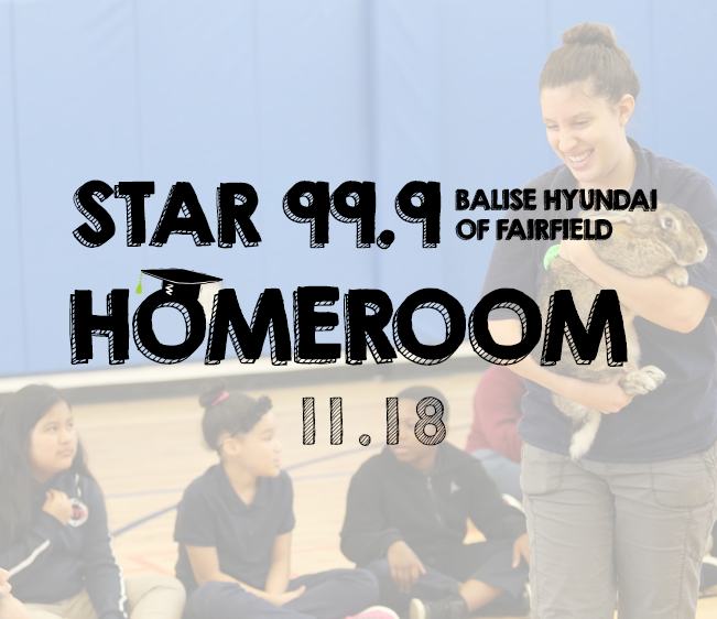 Star 99.9 Balise Hyundai of Fairfield Star Homeroom: November 2018