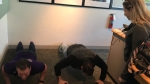 60 Seconds Behind the Scenes- Dino from Project Purple and the push-up contest