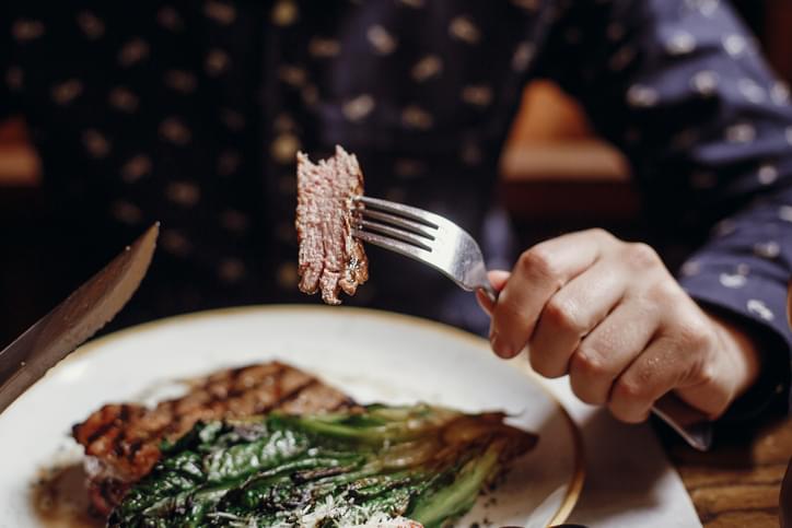 I SHOULD HAVE KNOWN THAT! 18% of people say they never do this during dinner. What is it?