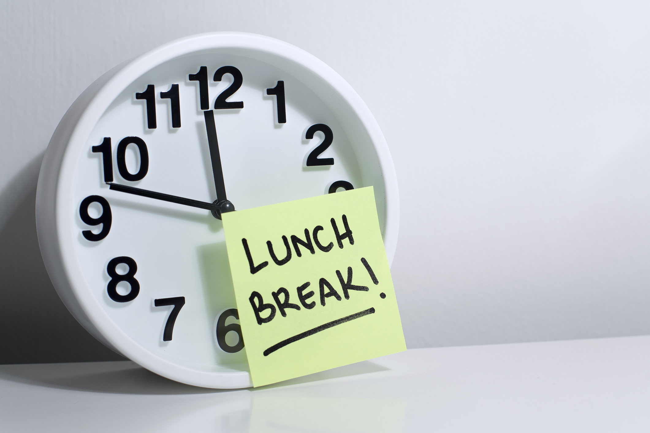 When Do You End Up Having Lunch?