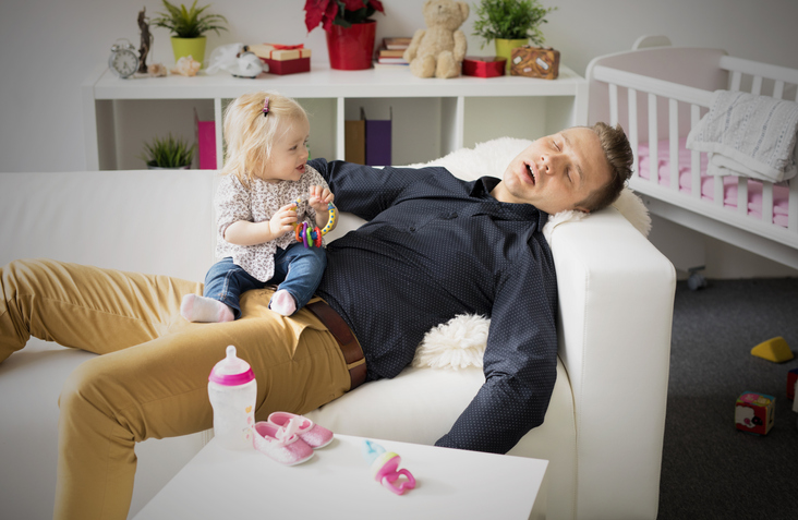 I SHOULD HAVE KNOWN THAT! 11% of new parents say they have fallen asleep HERE…