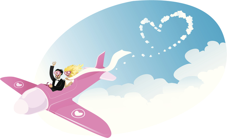 TELL ME SOMETHING GOOD: Couple ties the knot at 37,000 feet in airborne wedding