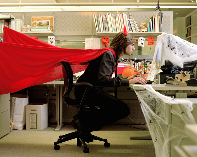 I SHOULD HAVE KNOWN THAT! 73% of office workers say that doing this on Halloween actually made them more productive