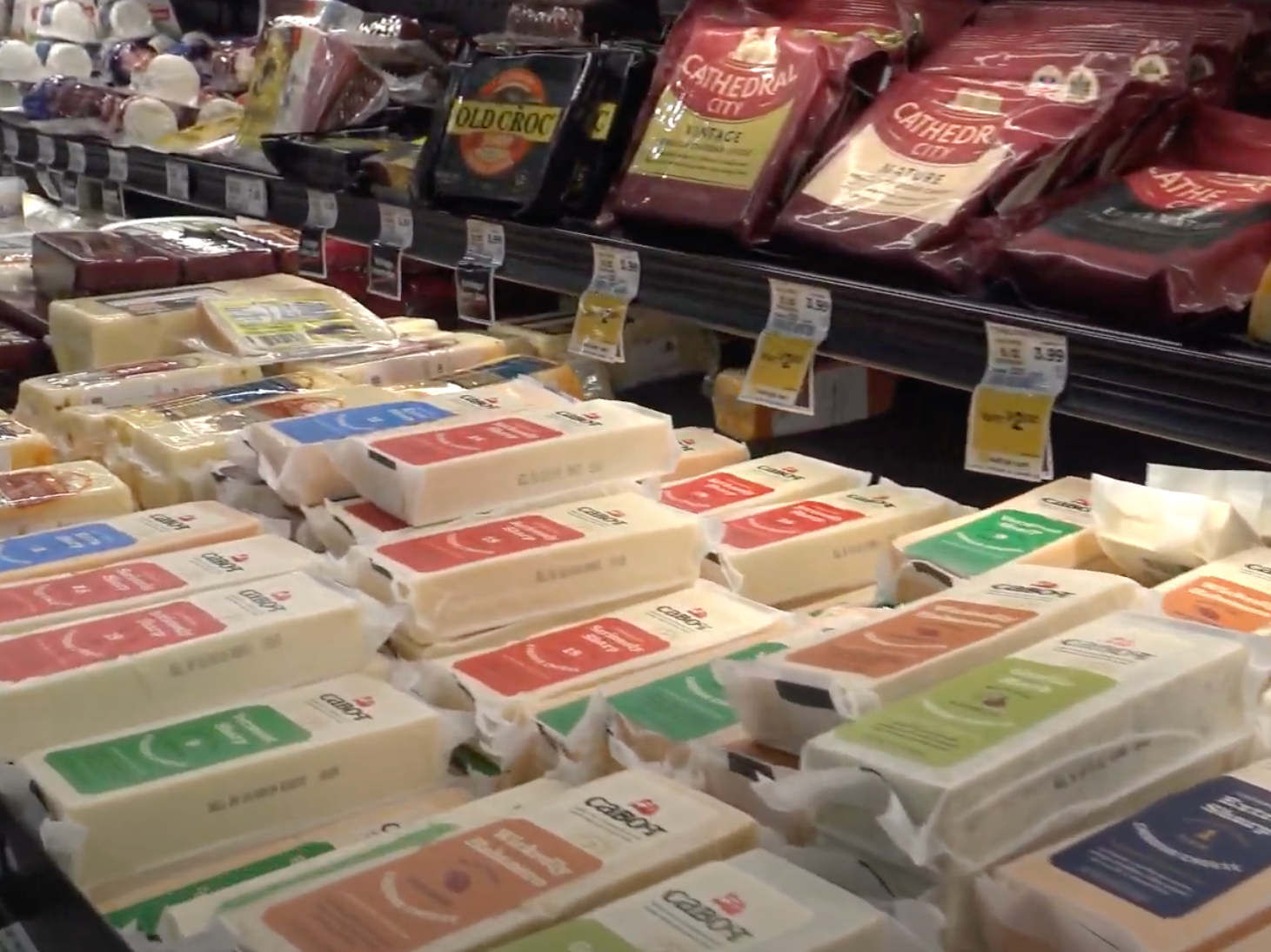 Kevin tours the ShopRite cheese department