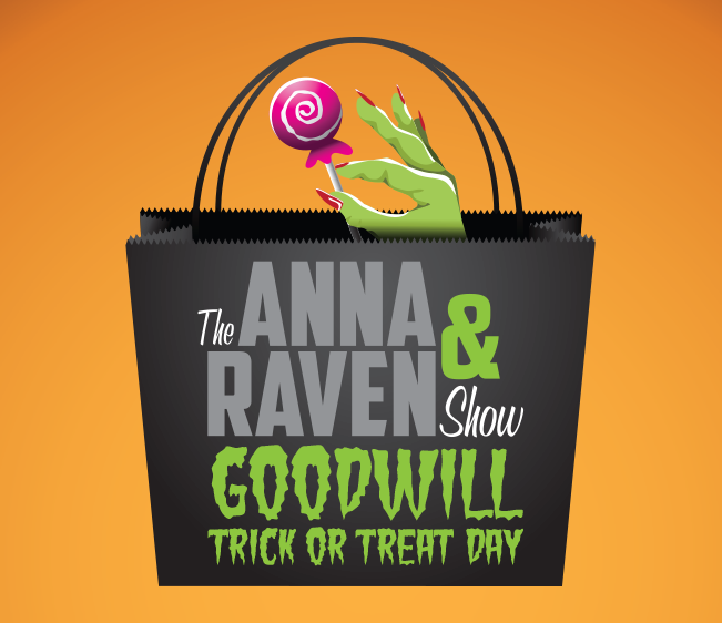 Anna & Raven Goodwill Trick or Treat Day