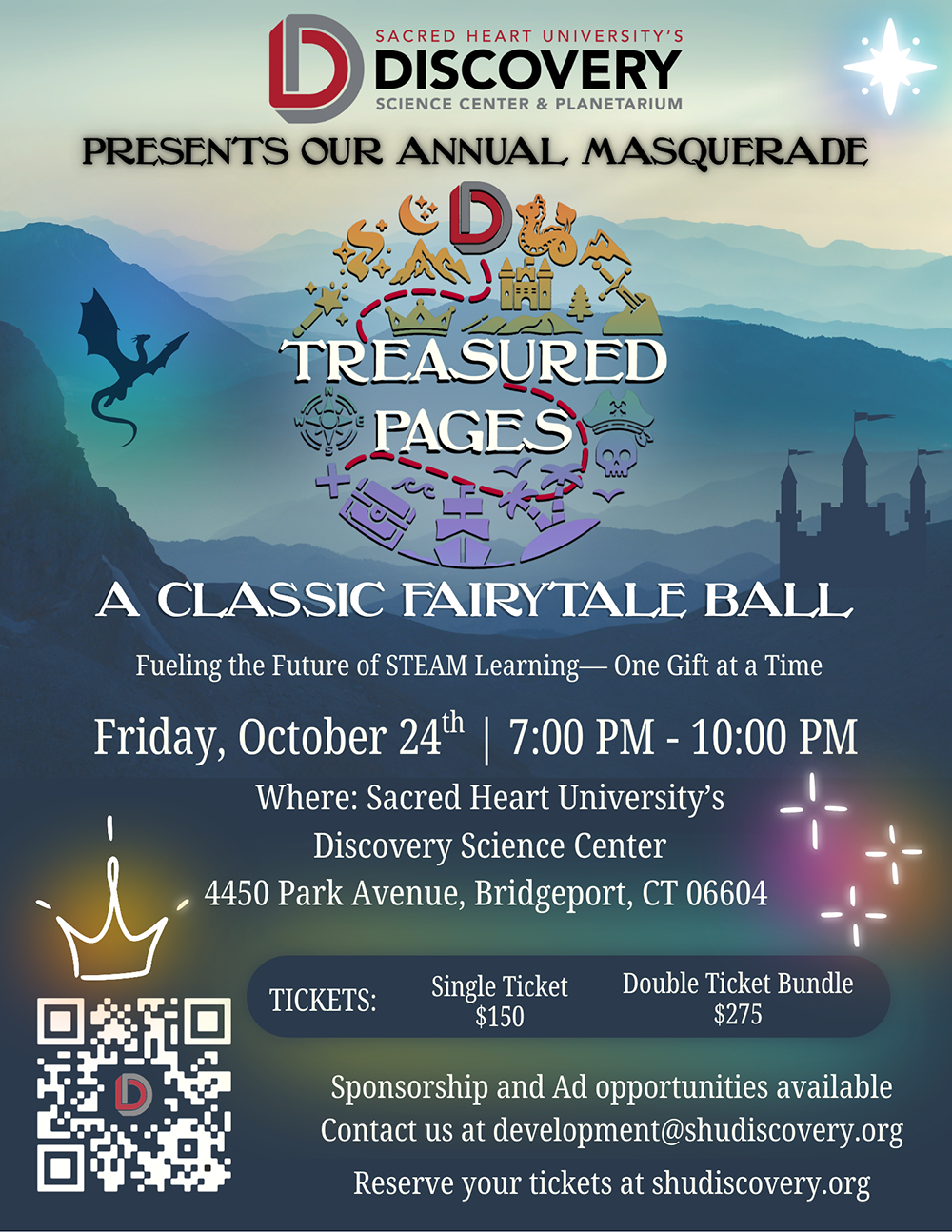 Win tickets to the Discovery Science Center & Planetarium’s Treasured Pages: A Fairytale Ball