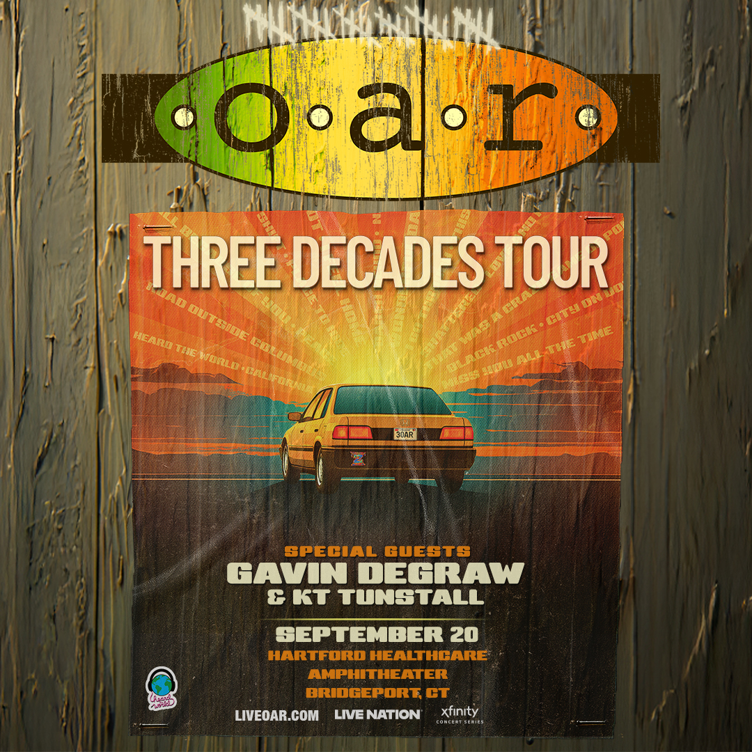Win tickets to O.A.R. with Gavin DeGraw and KT Tunstall