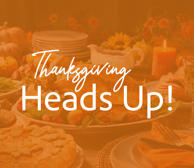 Thanksgiving Heads Up