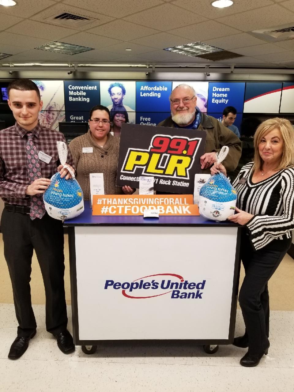 99.1 PLR People’s United Bank Sam Tilery Food Drive at Stop & Shop in East Haven