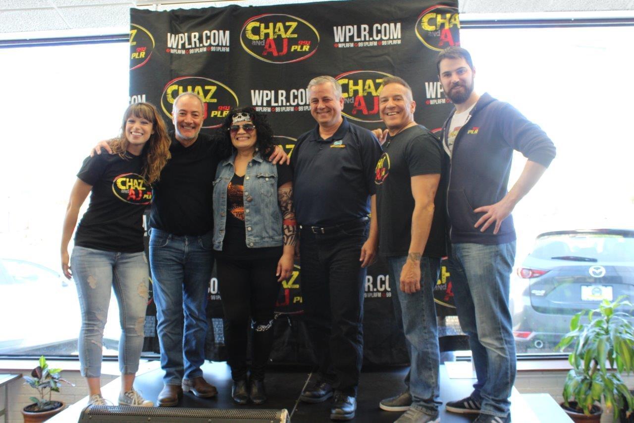 Chaz & AJ Mother of All Air Guitars Contest at Mazda of Milford