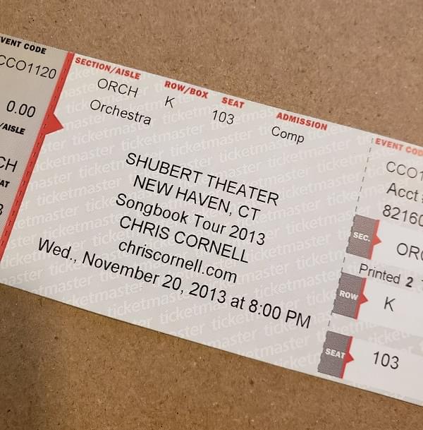 Throwback Concert: Chris Cornell at Shubert Theater 2013