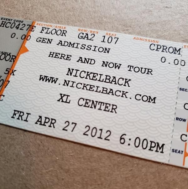 Throwback Concert: Nickelback w/ Bush and Seether at XL Center 2012