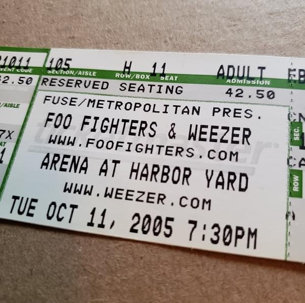 Throwback Concert: Foo Fighters & Weezer at Arena at Harbor Yard 2005