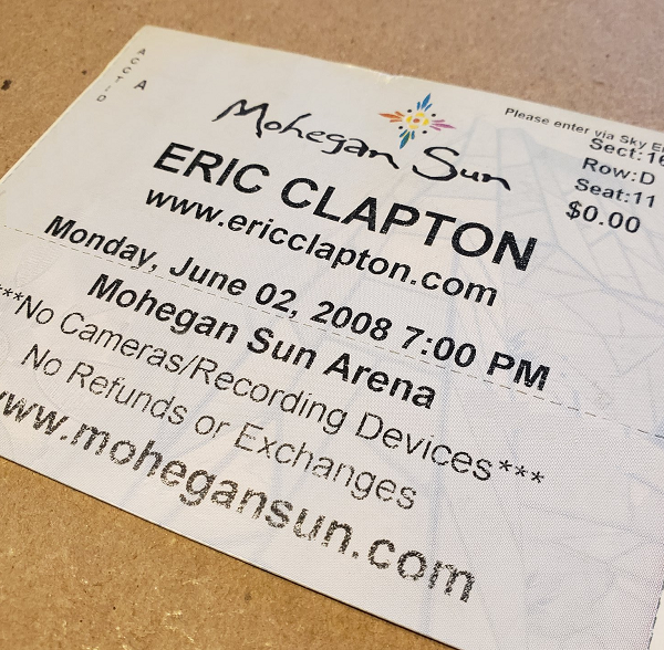 Throwback Concert: Eric Clapton at Mohegan Sun Arena 2008