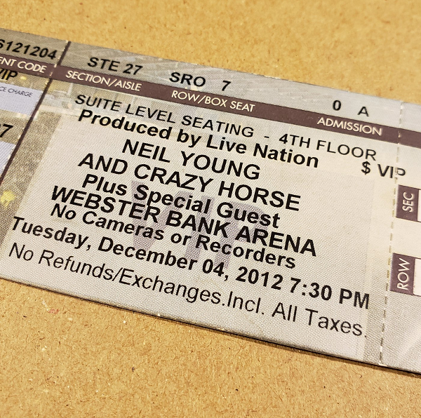 Throwback Concert: Neil Young and Crazy Horse at Webster Bank Arena 2012