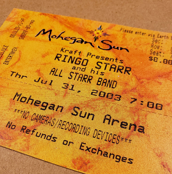 Throwback Concert: Ringo Starr at Mohegan Sun Arena 2003