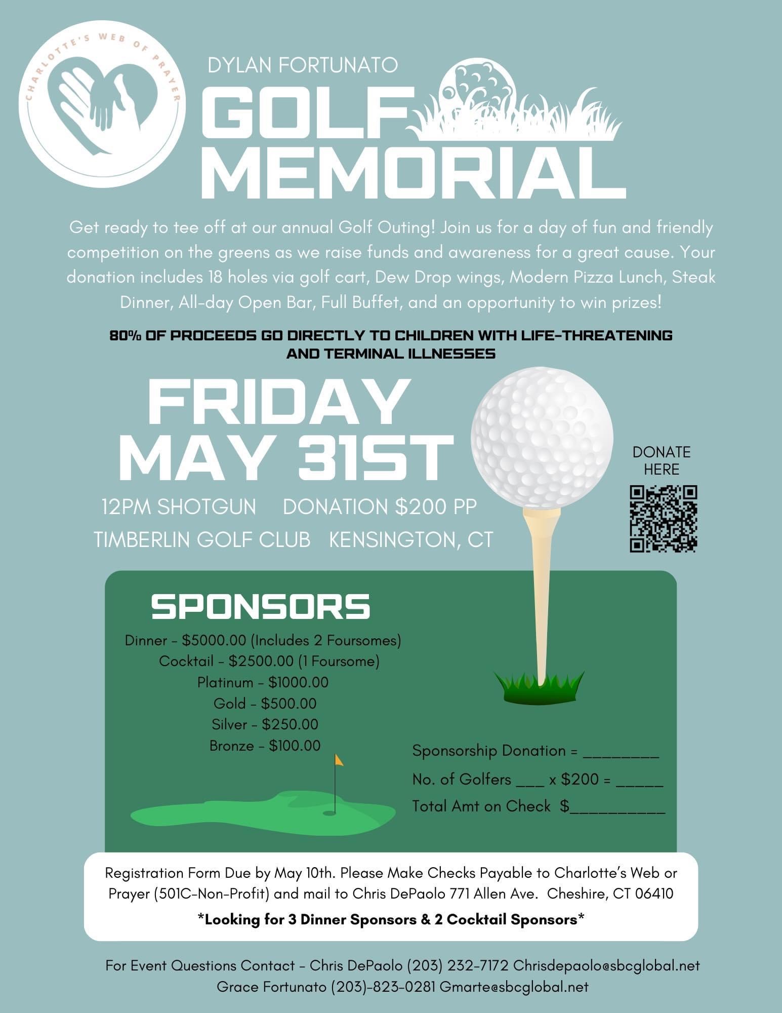 Dylan Fortunato Golf Memorial