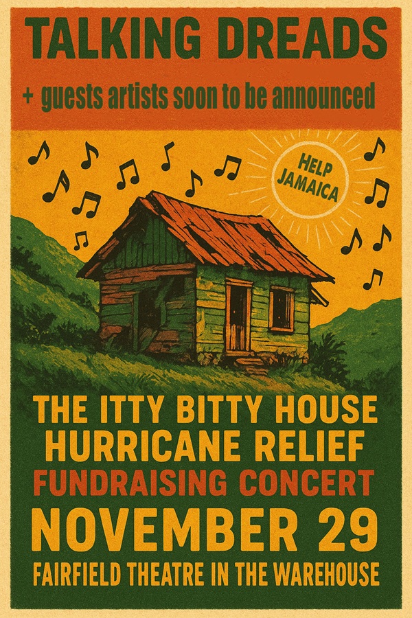 Enter to win: Mystic Bowie and Talking Dreads present The Itty Bitty House Jamaica Relief Fundraiser