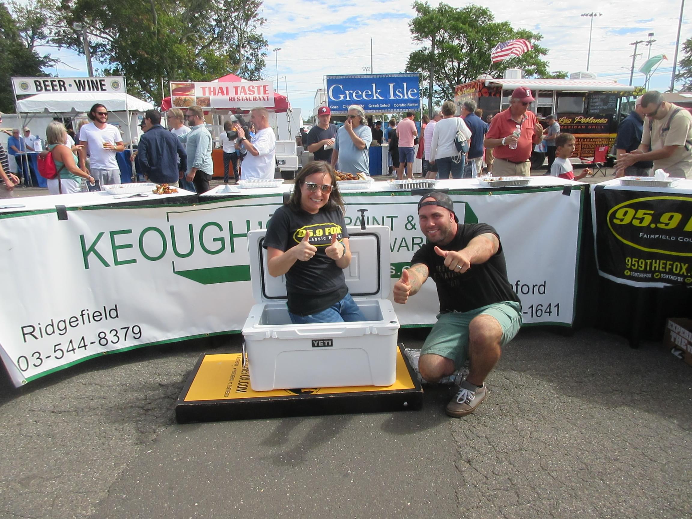 Norwalk Boat Show and Wing Eating Contest